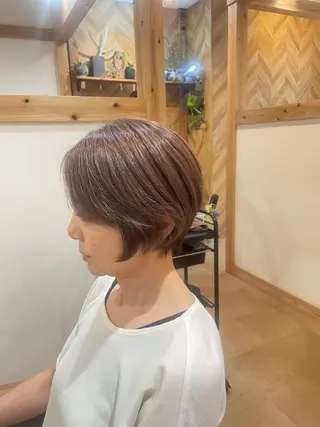 ショート 山口里莉 /ブリーチカラーのヘアスタイル