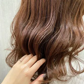ミディアム カラー 🫧透け感⋆艶髪💎 山口アヤカのヘアスタイル