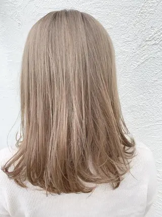 ミディアム Gemini代表 Maedaのヘアスタイル