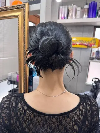 ミディアム ヘアアレンジ 石井 綺乃のヘアスタイル