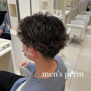 パーマ メンズ BiBi 藪 菜月のヘアスタイル