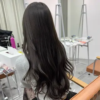 ロング カラー ヘアアレンジ ブリーチなしカラー /ベージュ/安形翔のヘアスタイル