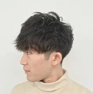 パーマ メンズ メンズサロンLOSS所属・メンズサロン rootのヘアスタイル