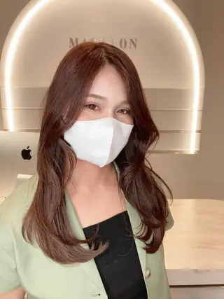 ロング macaron郡山 橋本洋志のヘアスタイル