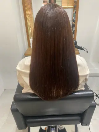 ロング 銀座⚜️【脱白髪染め 美髪矯正】トグチのヘアスタイル
