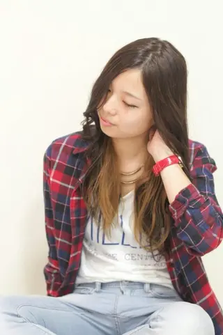 ロング 田邉 俊和のヘアスタイル