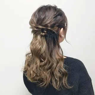 ロング ヘアアレンジ PRIVATE SALON EYES所属・EYES リアのマツエク・マツパデザイン