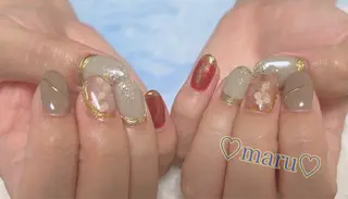 ネイル まるみ ♡のネイルデザイン