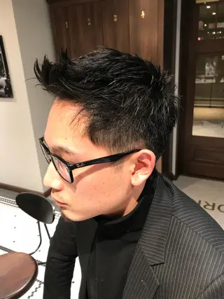 メンズ Leverage所属・【店長】外国人風 メンズヘア尾上雄輝のヘアスタイル