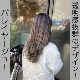 ロング カラー ヘアアレンジ Belle hair Design青野大貴のヘアスタイル