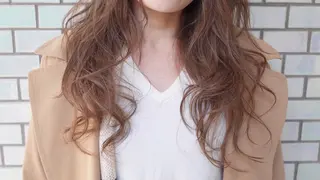 パーマ ウエモト タク ショート/レイヤーのヘアスタイル