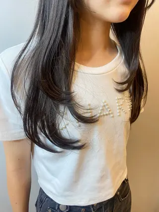 ロング SOY-KUFU高田馬場所属・レイヤー♡艶髪♡ 韓国風♡加藤あゆみのヘアスタイル