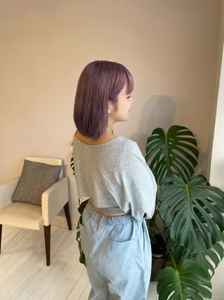 ミディアム カラー 🧬艶髪エク向井 琉矢🧬のヘアスタイル