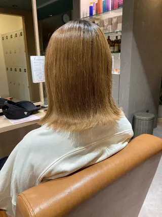 ミディアム dua PAPASS所属・髪質改善/パパス 学南町/松島大己のヘアスタイル