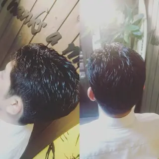 ショート サンフラット所属・岡林 選のヘアスタイル