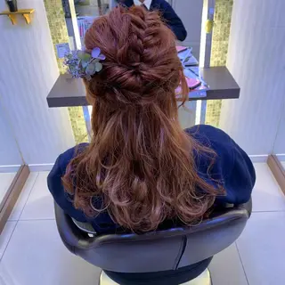 ロング ヘアアレンジ 似合わせカットカラー ♡佐藤捺美のヘアスタイル