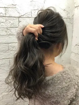 カラー 🐱加賀 瑛里奈🦊のヘアスタイル