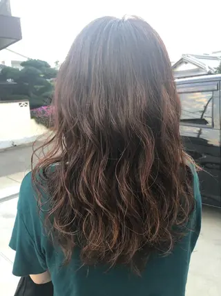 ロング パーマ noppo所属・NOPPO 和泉市 美容室/奥村 飛鳥のヘアスタイル