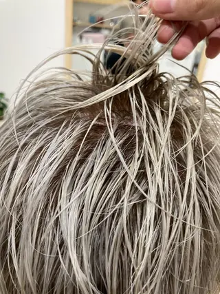 カラー メンズハイトーン/栄 /イトウタケルのヘアスタイル