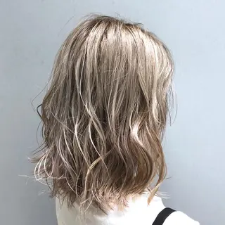 ミディアム カラー 🌈ぷる艶カラー🌈 髪質改善👑柳沼尚貴のヘアスタイル