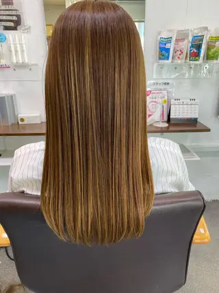 ロング カラー 【髪質改善】に特化 オリーブオイルクラブのヘアスタイル