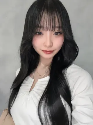 ロング 石山 洸平のヘアスタイル