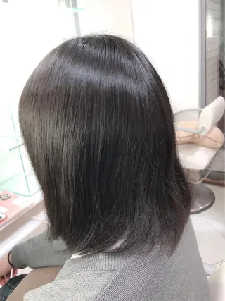 ミディアム 保住 亮太のヘアスタイル