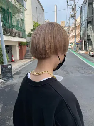 ショート CiNEMA daikanyama所属・透明感カラー🫧 今泉健太のヘアスタイル