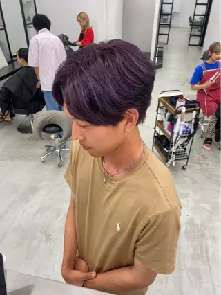 カラー 矢場町/メンズ/暖色 /chinatsu.のヘアスタイル