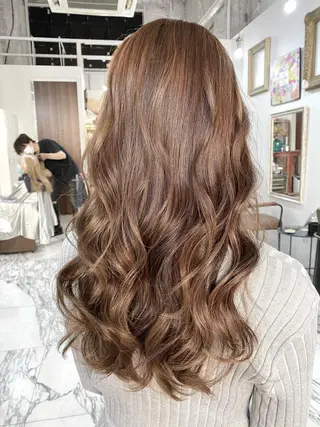 ロング カラー 👑圧倒的カラー👑 佐々木祐希のヘアスタイル