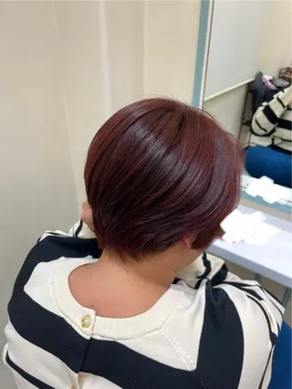 ショート カラー 加藤 風花のヘアスタイル