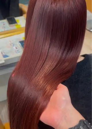 ロング カラー yui🥀/ボブ /暖色/レディースのヘアスタイル