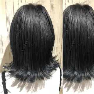 ミディアム カラー ヘアアレンジ ヘアサロンオスカー 岸和田蛸地蔵店のヘアスタイル
