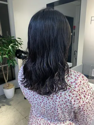 ミディアム パーマ 飯塚 昇太のヘアスタイル