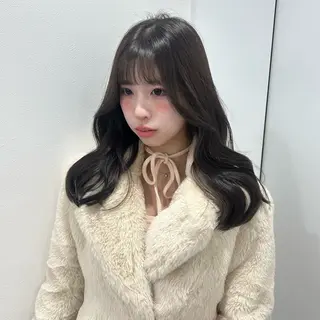 ロング カラー パーマ ヘアアレンジ メンズ キッズ 🩶盛れ✖️韓国ヘア 🩶Himari🎀のヘアスタイル