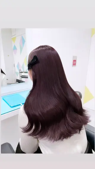 ロング 🎀モテ 暖色🎀のヘアスタイル
