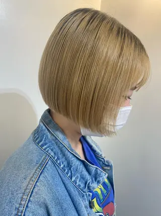ショート aoi ♡グレージュ ・ベージュカラーのヘアスタイル