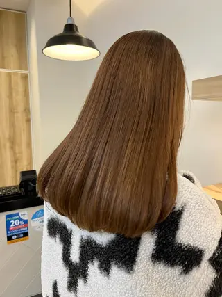 ロング コテ巻き風パーマ🫧 麻尋のヘアスタイル