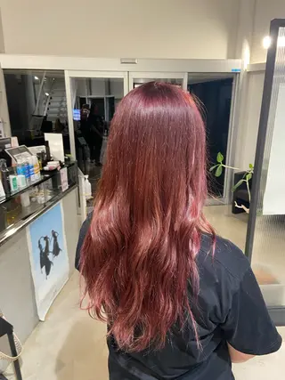 ロング カラー MINENO🌼 パーマ⚡️ブリーチのヘアスタイル