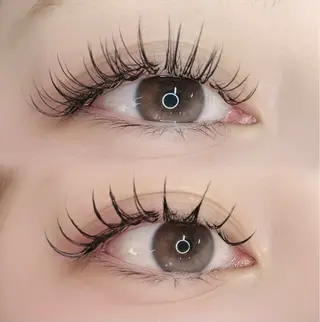 マツエク・マツパ LuLu小倉 Jinnouchiのマツエク・マツパデザイン