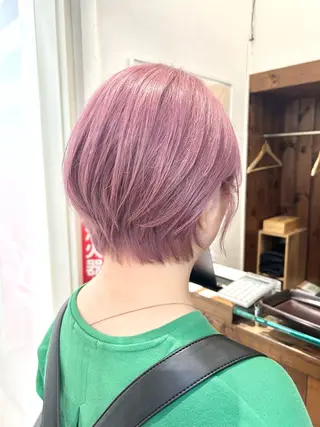 ショート カラー 似合わせカラー/艶 髪質改善/ヨシザキのヘアスタイル