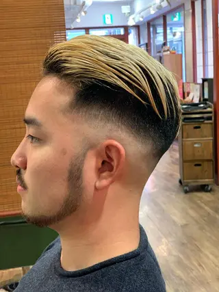 ショート カラー メンズ 高円寺フェード 武内和樹のヘアスタイル
