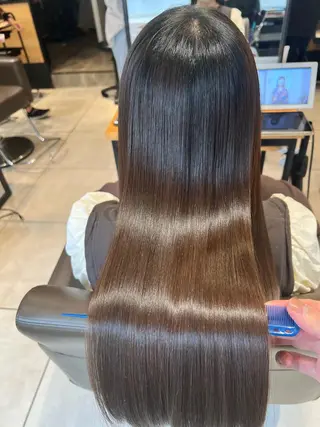 ロング 乾かすだけでまとまる /髪質改善西村涼太のヘアスタイル