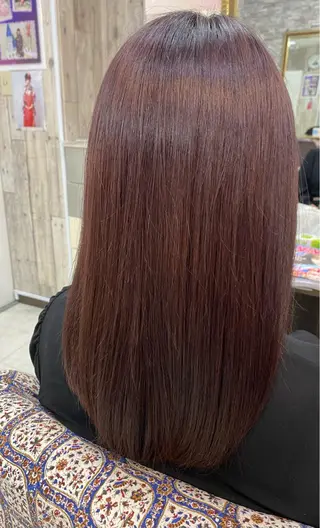 ミディアム 土屋朱理/ ハイトーンカラーのヘアスタイル