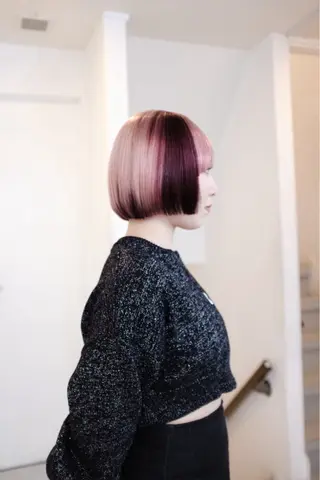 ショート カラー ヘアアレンジ 🦠カラーリスト/ 魚瀬あおい🦠のヘアスタイル