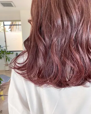 ミディアム カラー ヘアアレンジ ume所属・ひなの .のその他イメージ