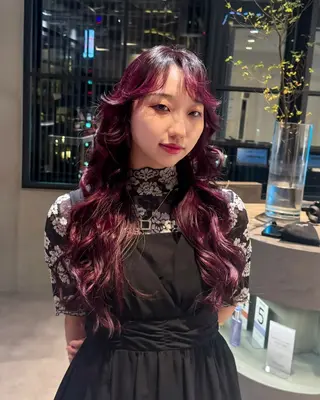 カラー 小田 晃瑛のヘアスタイル