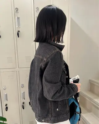 ミディアム BROUN®所属・江坂レイヤー/ボブ nacaのヘアスタイル