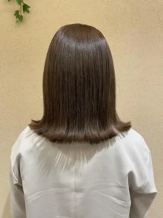 ミディアム カラー シャドールーツ美容師 篠原康太のヘアスタイル