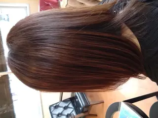 ミディアム カラー RI YUのヘアスタイル